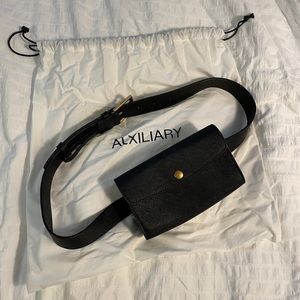 Auxiliary Leather Belt Bag